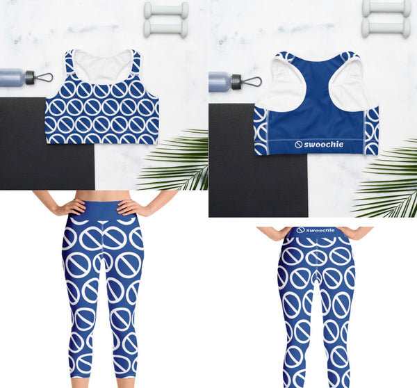 swoochie®️Yoga/Leisure Wear Set  (2-piece set - sports bra and Capri leggings) multiple colors