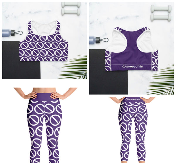 swoochie®️Yoga/Leisure Wear Set  (2-piece set - sports bra and Capri leggings) multiple colors