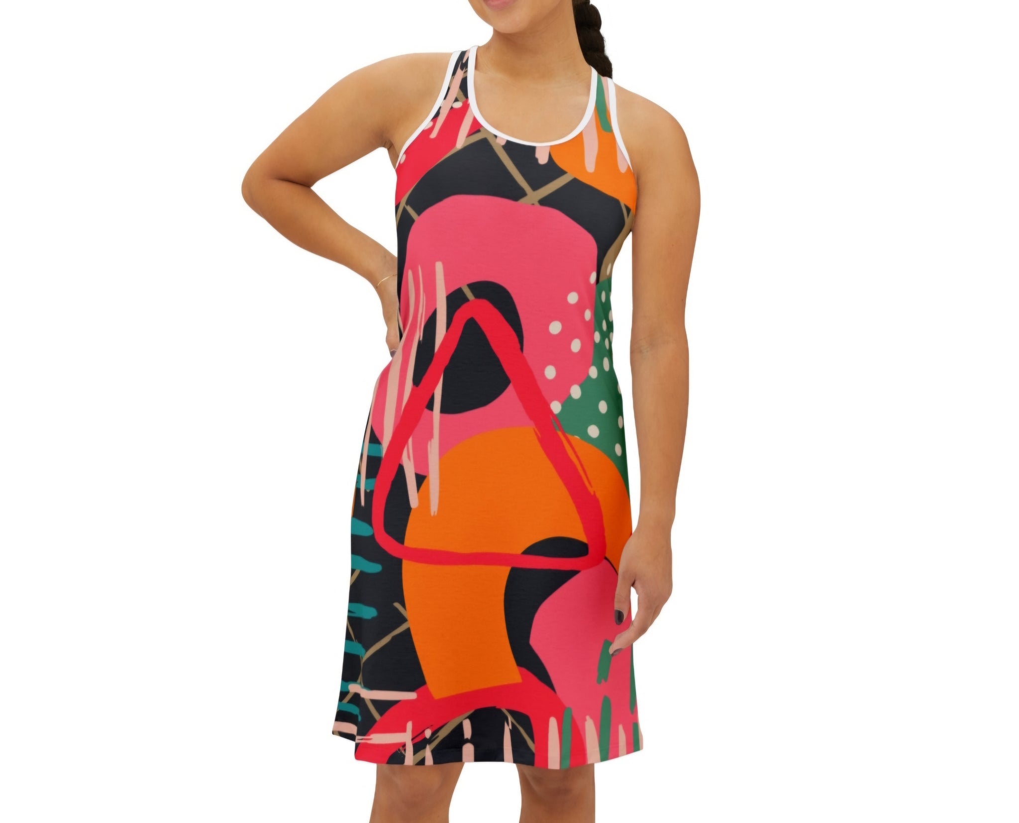 swoochie®️ Multi-Geometric Racerback Dress
