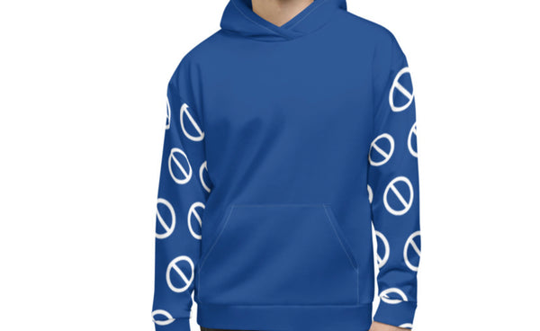 swoochie Hoodie (blue/royal and white)