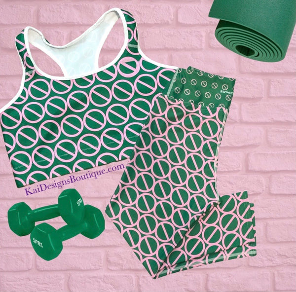 swoochie®️ 2pc set (pink/green/white)