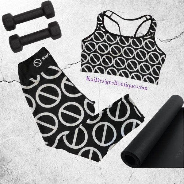 swoochie®️Yoga/Leisure Wear Set  (2-piece set - sports bra and Capri leggings) multiple colors